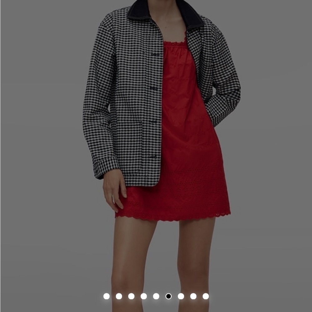 Gap × DÔEN Gingham Denim Jacket NWT
